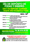 Green and household waste in Orihuela Costa